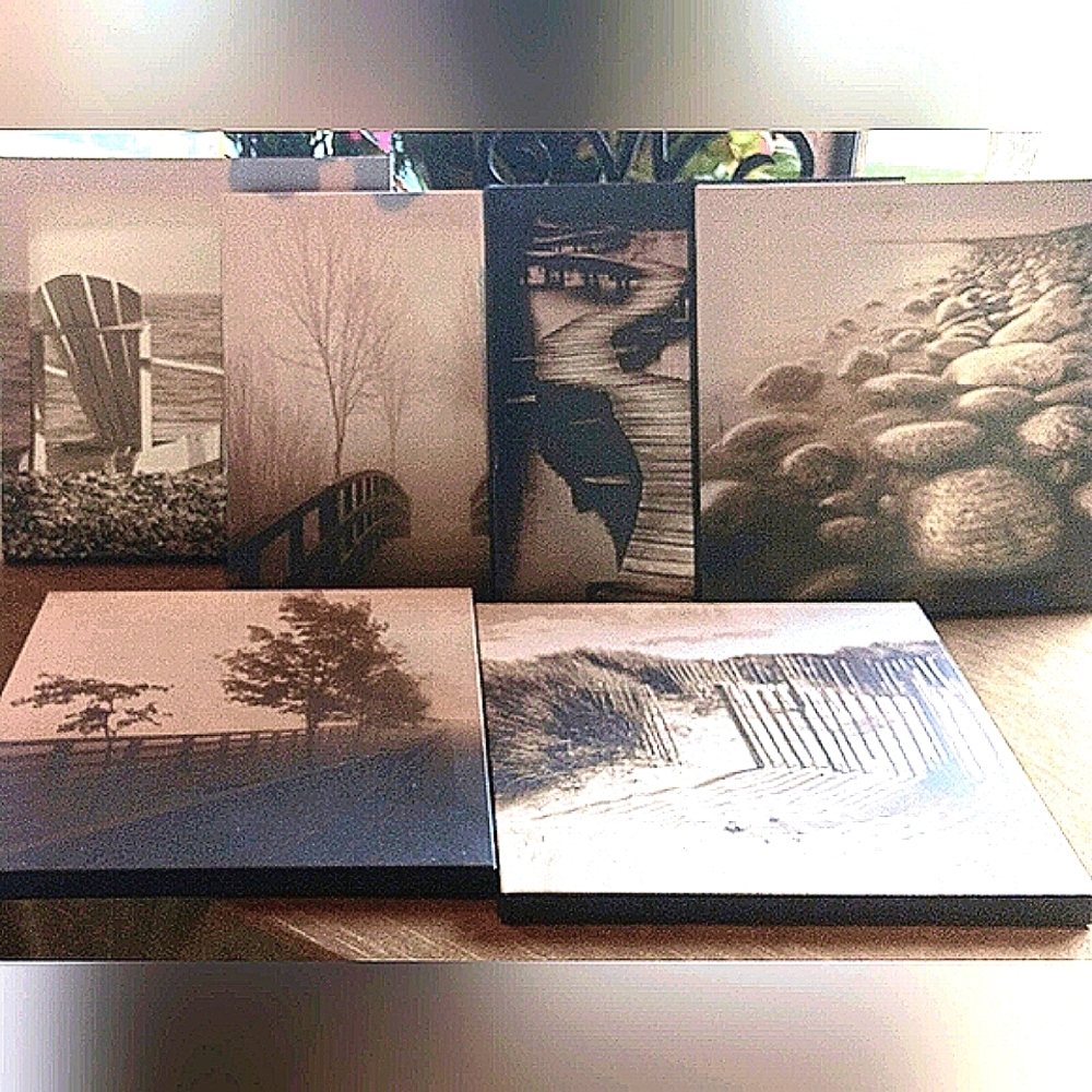 Vintage Nature Serene Scenes Set Of 6 Canvas Prints